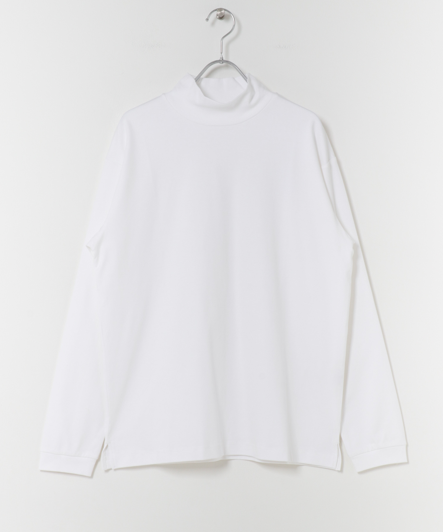 Fine Cotton ハイネック カットソー